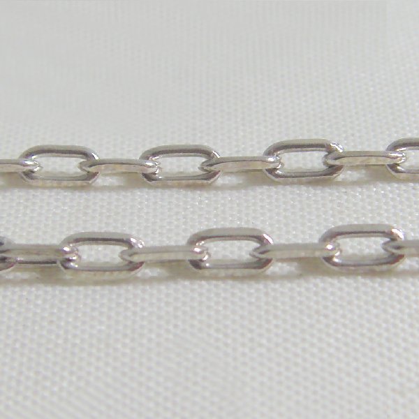 (ch1464)Silver Forcet chain.